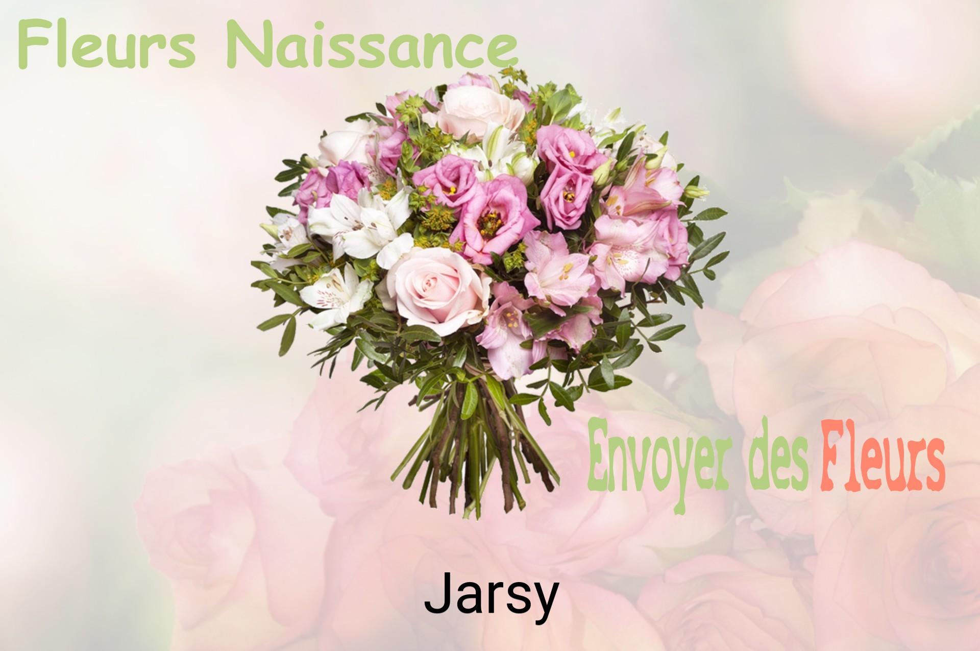 Bouquet de fleurs de naissance livré à Jarsy